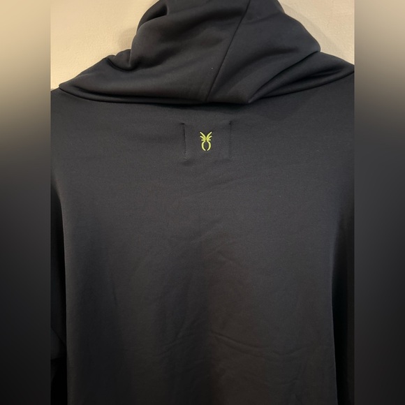 Dudley Stephen’s funnel turtleneck navy sweater - Picture 3 of 5